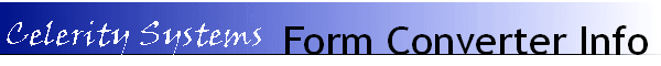 Form Converter Info
